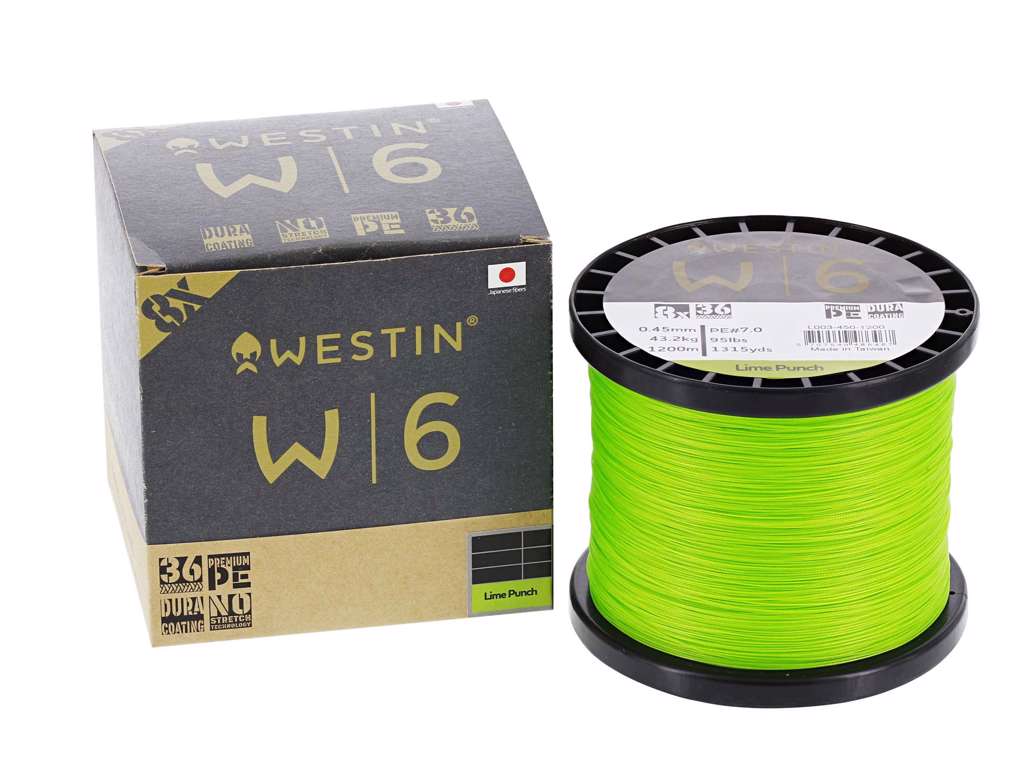 W6 8 BRAID LIME PUNCH