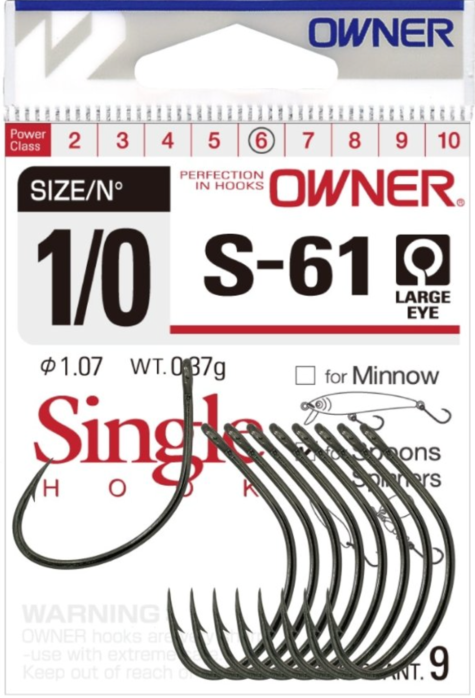 Owner s-61 Single Hook